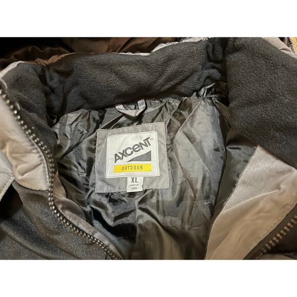 Axcent Outdoor Men’s Gray & Black Coat Size XL - Picture 3 of 4